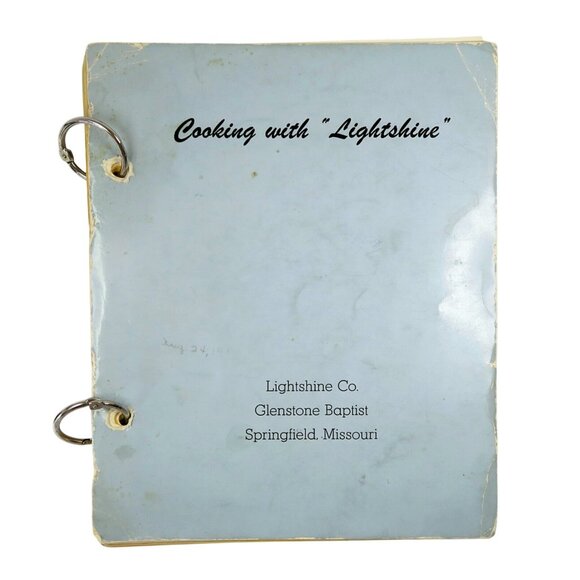 1970s Glenstone Baptist Church Cookbook – Springfield MO Recipes – Ring Bound - Picture 2 of 6
